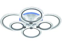 Светильник светодиодный (Люстра) Мелодия Света Круги M68792-2+2+2+1/700-130W WT картинка 